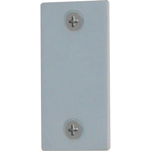 Prime-Line Steel Door Edge Hole Filler Plate, 1-1/8 in., Gray Finish (Single Pack) U 9521 - main